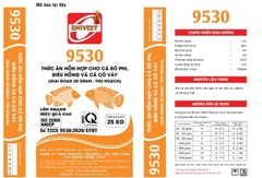 9530 Thức ăn HH cho cá rô phi, điêu hồng 1.4mm 30%