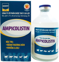 AMPICOLISTIN 20ml Thuốc hỗn dịch tiêm đặc trị bệnh thương hàn,nhiễm ecoli