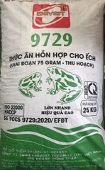 9729 Thức ăn hỗn hợp cho ếch 12mm 29%