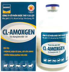 CL AMOXGEN Thuốc hỗn dịch tiêm đặc trị viêm vú viêm tử cung sốt sữa...