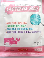 ANVET LACTIZYM 2000 kích thích tiêu hoá, hạn chế tiêu chảy, giảm mùi hôi chuồng trại, kích thích tăng trọng, giảm FCR