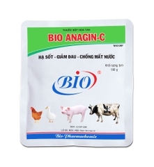 BIO ANAGIN C 100G Thuốc bột hoà tan hạ sốt giảm đau chống mất nước