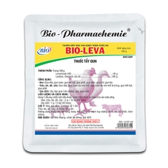 BIO LEVA 100G Thuốc bột hoà tan hoặc trộn thức ăn tẩy giun