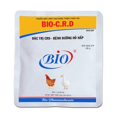 BIO C R D 100G Thuốc bột hoà tan hoặc trộn thức ăn đặc trị bệnh crd c.crd