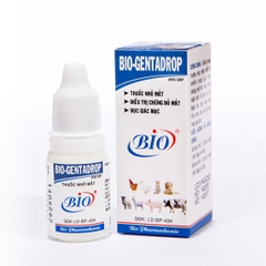 BIO GENTADROP 10ml Thuốc nhỏ mắt điều trị các chứng đỏ mắt, đục giác mạc