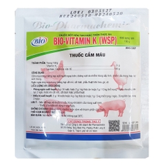 BIO VITAMIN K (WSP) 100G Thuốc bột hòa tan hoặc trộn thức ăn thuốc cầm máu