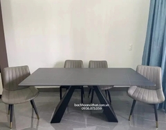 BỘ BÀN ĂN MẶT ĐÁ 4 GHẾ - BAMD23