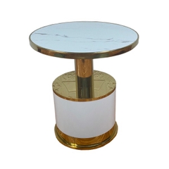 BÀN CAFE ĐÁ GỐM CHÂN INOX - BCF16