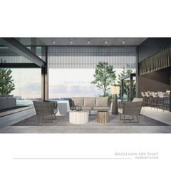 Ghế Sofa Khung Sắt Ngoài Trời GD16