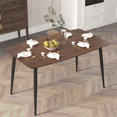 BÀN ĂN GỖ CHÂN CÔN - BAG26