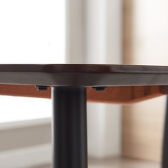 BÀN ĂN GỖ CHÂN CÔN - BAG26