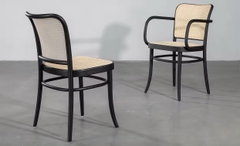 Ghế Cafe Đan Mây Tay Cong - GDM31