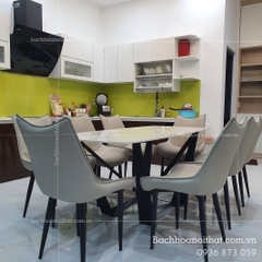 BÀN ĂN MẶT ĐÁ CERAMIC- BAMD38