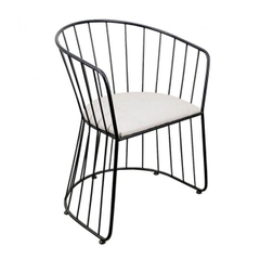 GHẾ CAFE SẮT MẶT NỆM