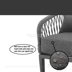 Ghế Khung Sắt Ngoài Trời GD13