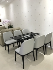 BỘ BÀN ĂN MẶT ĐÁ 6 GHẾ - BAMD24