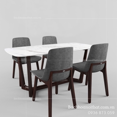 BỘ BÀN ĂN CONCORDE 4 GHẾ VENTURA - BBA5