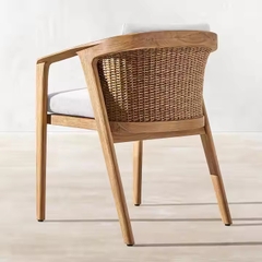 Ghế Gỗ Sồi Tựa Mây Konan GDM9