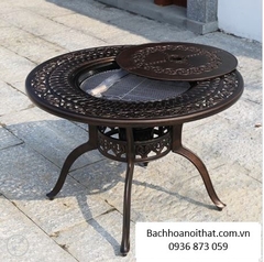 BÀN NHÔM ĐÚC NGOÀI TRỜI - BV06