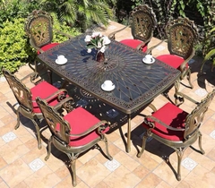 BÀN NHÔM ĐÚC NGOÀI TRỜI - BV7