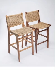 Ghế Bar Cafe Gỗ Đan Dây - GDD14