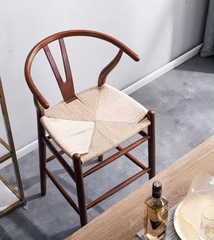 Ghế Bar Wishbone Đan Dây - GDD13