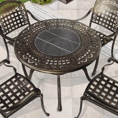 BÀN NHÔM ĐÚC NGOÀI TRỜI - BV06