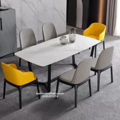 BỘ BÀN ĂN MẶT ĐÁ 6 GHẾ - BAMD24