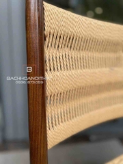 Ghế Gỗ Đan Dây Nolan - GDD19