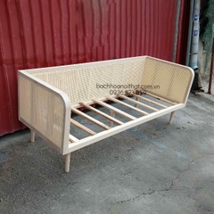 GHẾ SOFA SELENA MÂY GỖ ASH ĐÔI - SFG55