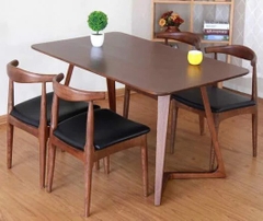 BỘ BÀN ĂN SCORDEN 4 GHẾ BULL - BBA1