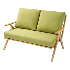 GHẾ SOFA TAY CHÉO ĐÔI GỖ CAO SU - SFG05