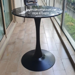 BÀN CAFE MẶT ĐÁ CHÂN TULIP - BCF39