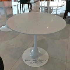 BÀN CAFE MẶT ĐÁ CHÂN TULIP - BCF39