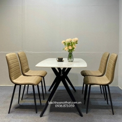 BỘ BÀN ĂN 4 GHẾ GIÁ RẺ NHẬP KHẨU - BBA41