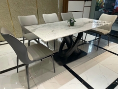 BÀN ĂN MẶT ĐÁ CERAMIC NHẬP KHẨU