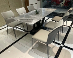 BÀN ĂN MẶT ĐÁ CERAMIC NHẬP KHẨU