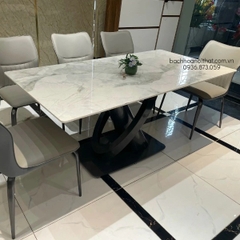 BÀN ĂN MẶT ĐÁ CERAMIC NHẬP KHẨU