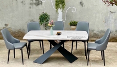 BÀN ĂN ĐẸP GIÁ RẺ MẶT ĐÁ CHÂN SẮT