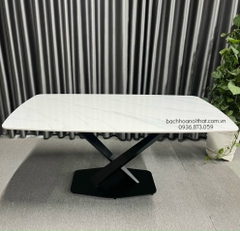 BÀN ĂN ĐẸP MẶT ĐÁ CHÂN X