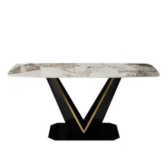 BÀN ĂN SANG TRỌNG MẶT ĐÁ NHẬP KHẨU - BAMD143