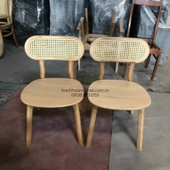 GHẾ ĂN GỖ ASH TỰA MÂY - GAG63