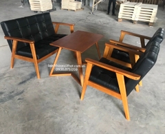 BÀN TRÀ GỖ TỰ NHIÊN CHÂN M - BTG17