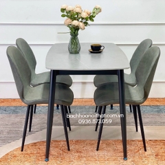BỘ BÀN ĂN 4 GHẾ NORDIC CHÂN CÔN - BBA45