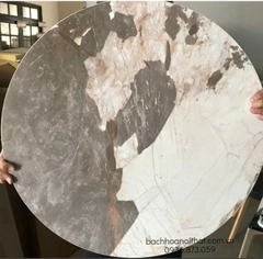 BÀN CAFE CHÂN INOX MẶT ĐÁ CERAMIC - BCF60