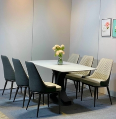 Bộ Bàn Ăn Channel 6 Ghế Spine-BBA47