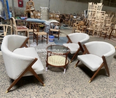 GHẾ SOFA MONROE CỔ ĐIỂN GỖ TẦN BÌ - SFG45