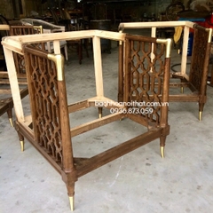 GHẾ SOFA GỖ INDOCHINE CHAWOO ĐƠN - SFG50