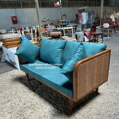 GHẾ SOFA SELENA MÂY GỖ ASH ĐÔI - SFG55