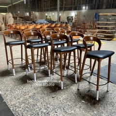 GHẾ BAR NEVA MẶT NỆM GỖ ASH - BAR40